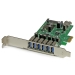 7 Port PCI Express USB 3.0 Card - Standard & Low-Profile - SATA Power - UASP Support - 1 Internal & 6 External USB 3.0 Ports - Native OS Support in Windows 8 & 8.1 - Startech