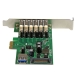 7 Port PCI Express USB 3.0 Card - Standard & Low-Profile - SATA Power - UASP Support - 1 Internal & 6 External USB 3.0 Ports - Native OS Support in Windows 8 & 8.1 - Startech