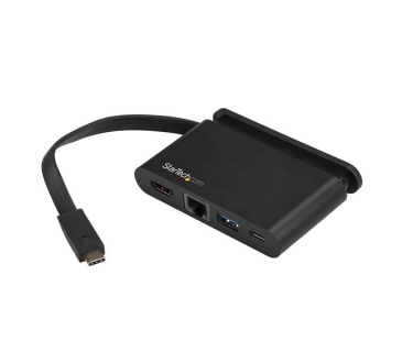 Câble USB USB C Multiport Adapter with HDMI - 4K - Mac / Windows - 2x USB 3.0 1xC 1xA - 100W PD 3.0 - USB C Adapter - GbE - Startech