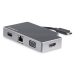 USB C Multiport Adapter with HDMI and VGA - 95W USB PD - Mac / Windows / Chrome - 4K - 1xA - GbE - Portable USB-C Adapter - Startech