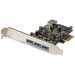 4 Port PCI Express USB 3.0 Card - 3 External and 1 Internal - Native OS Support in Windows 8 and 7 - Standard and Low-Profile - Cost-effective USB 3.0 Adapter Card - SATA Power - Startech