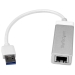USB 3.0 to Gigabit Network Adapter - Silver - Sleek Aluminum Design for MacBook Chromebook Tablet - USB Gigabit Adapter with Native Driver Support (Windows Mac and Chrome OS) - Startech