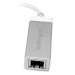 USB 3.0 to Gigabit Network Adapter - Silver - Sleek Aluminum Design for MacBook Chromebook Tablet - USB Gigabit Adapter with Native Driver Support (Windows Mac and Chrome OS) - Startech